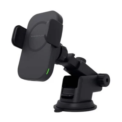 POWEROLOGY | Wireless Charger Car Mount, Automatic Clamping 15W/7.5W